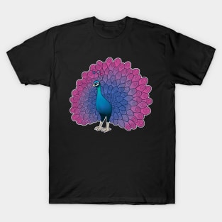 Bisexual Pride Peacock T-Shirt